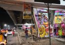 Karya Seniman Mural dari Manca Negara Hiasi Pilar Flyover Amplas