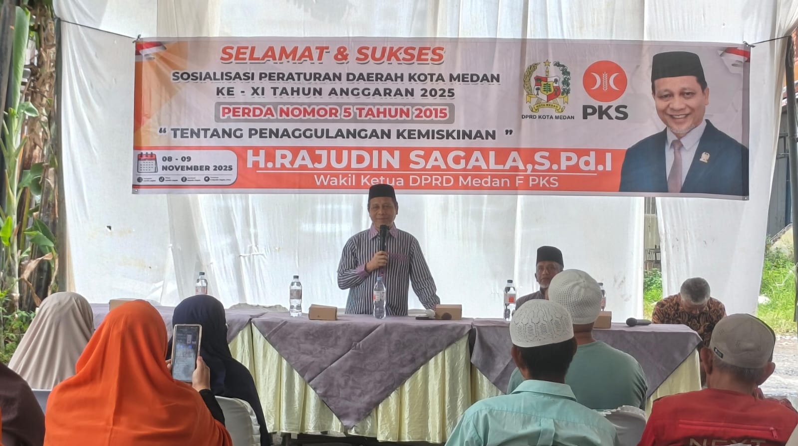 Rajudin Sagala : Pemberdayaan UMKM dan Pelatihan Kerja Salah Satu Program Penyelesaian Masalah Kemiskinan