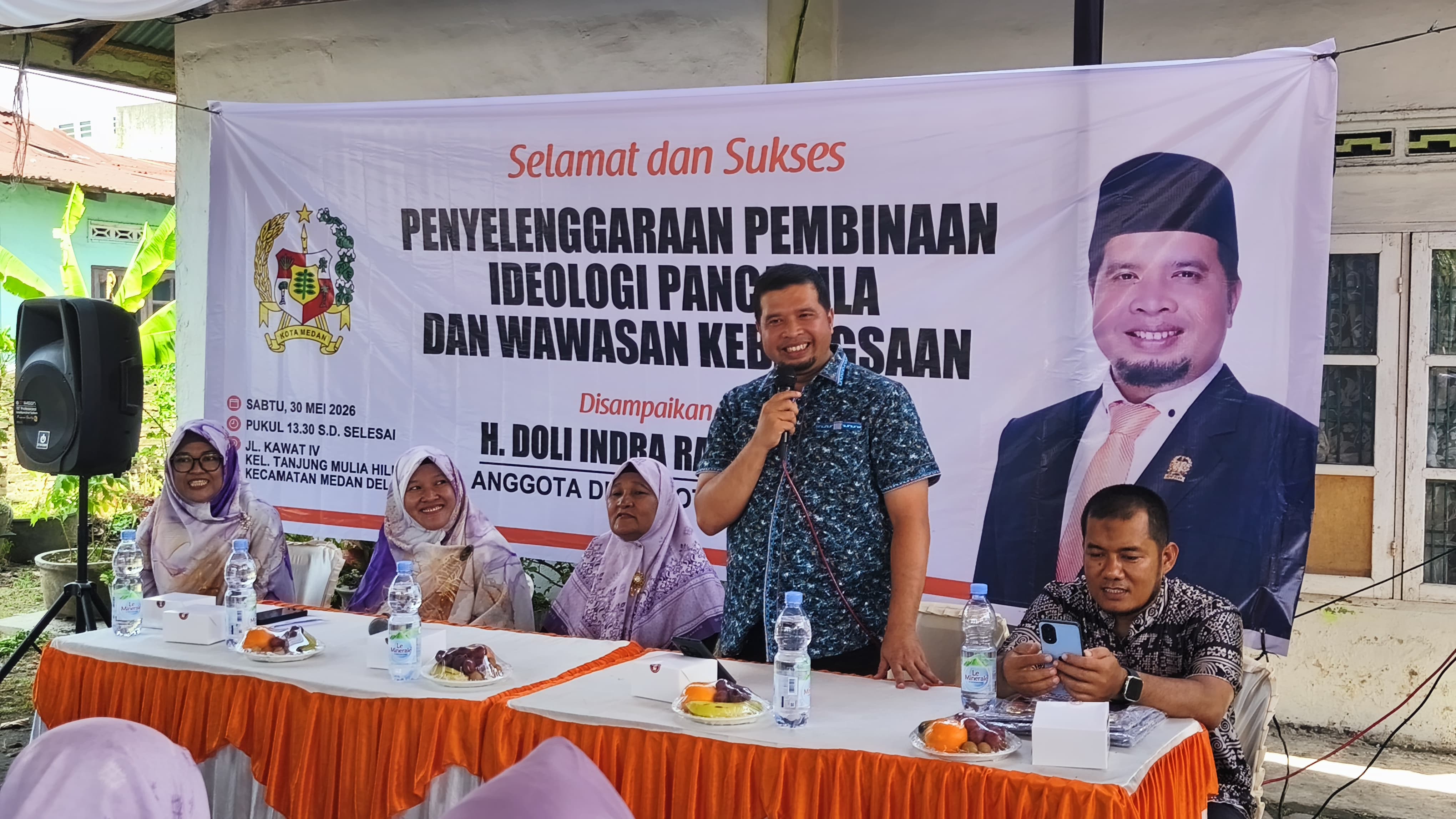 H. Doli Indra Rangkuti Tekankan Pentingnya Ideologi Pancasila dan Wawasan Kebangsaan untuk Perkuat Persatuan Masyarakat