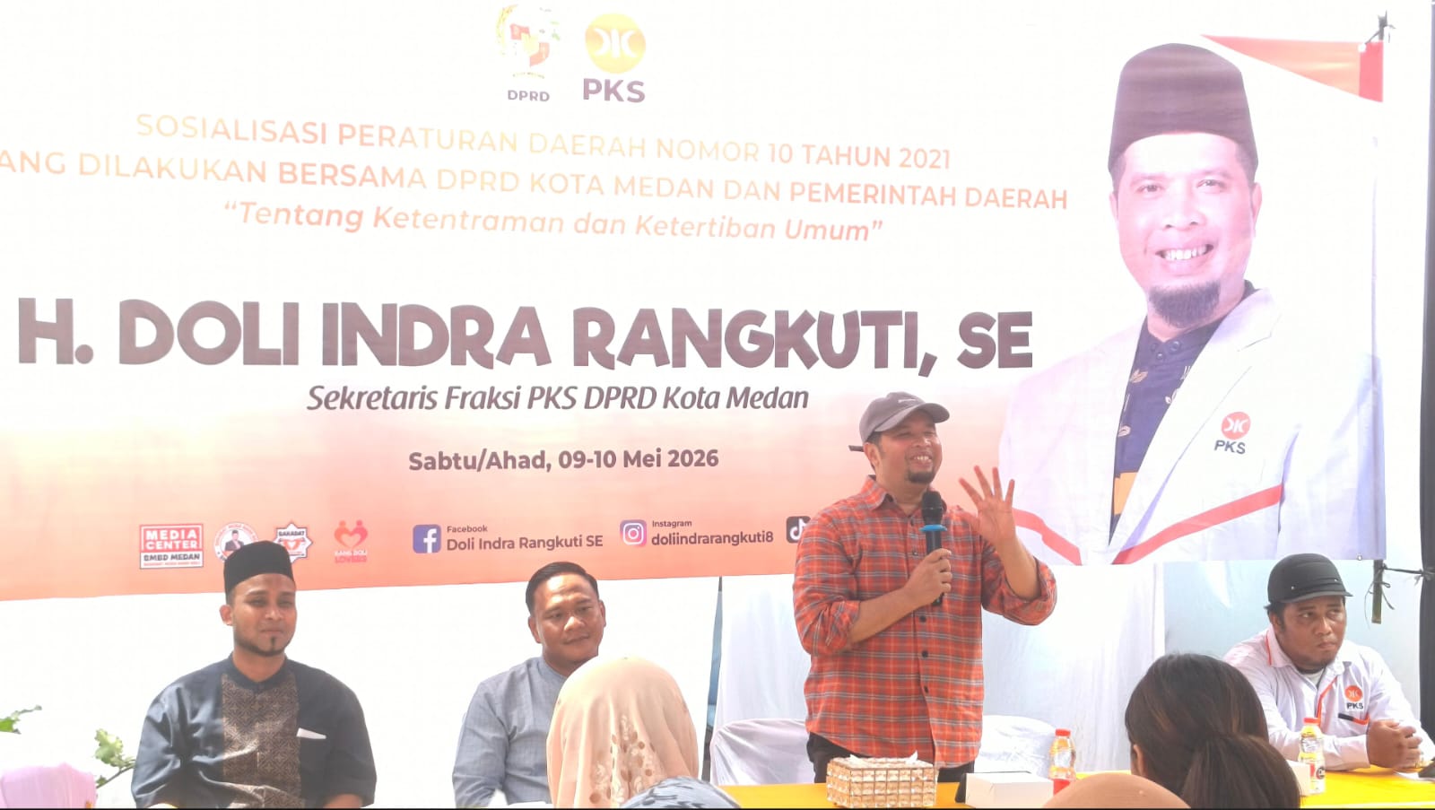 H. Doli Indra Rangkuti Sebut Keluarga Pondasi Utama Wujudkan Trantibum di Kota Medan