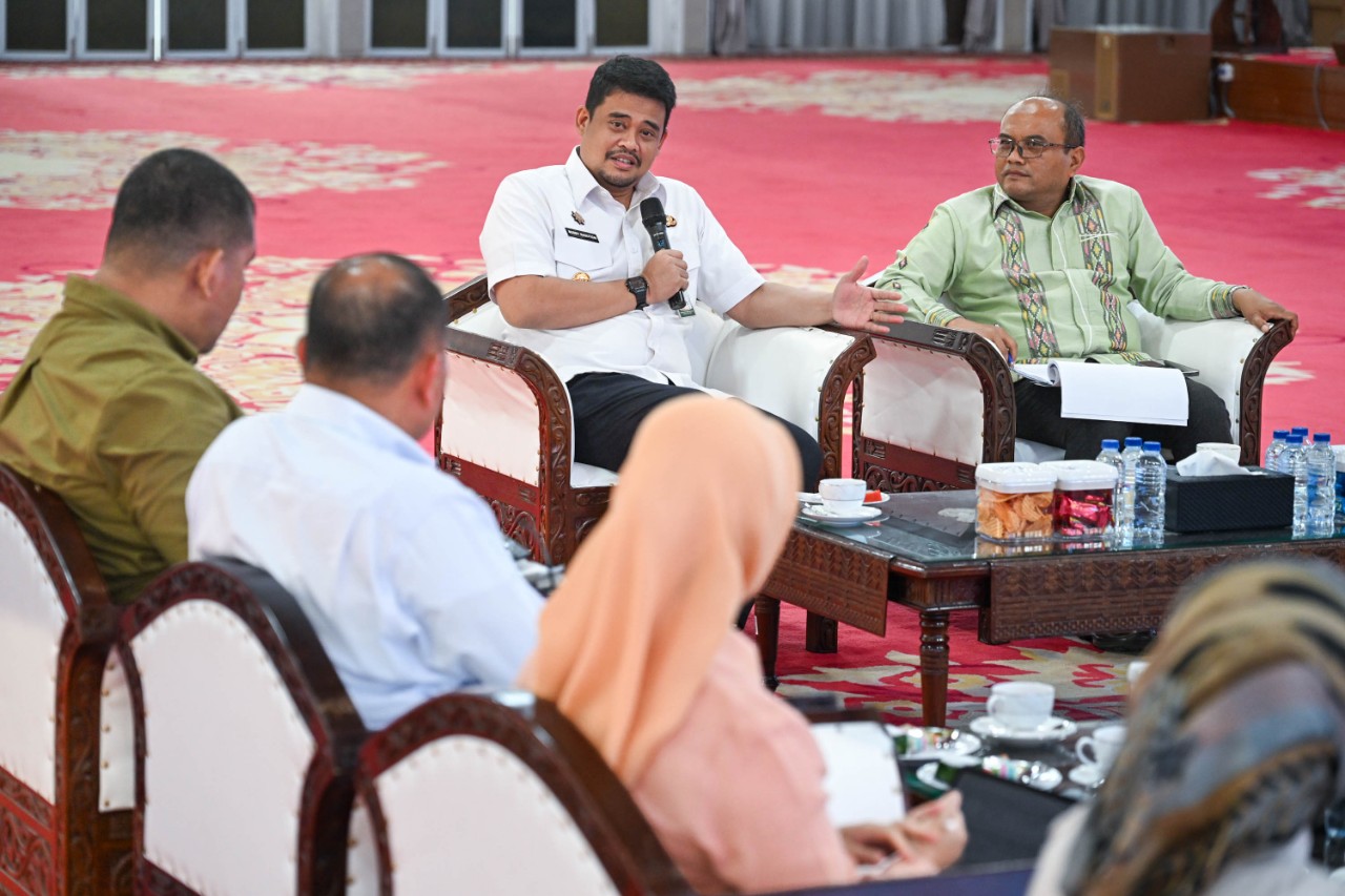 Gubernur Sumut Terima Audiensi Walikota Padangsidimpuan,Perkuat Sinergi Pembangunan dan Infrastruktur Daerah