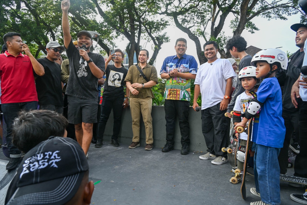 Saksikan Go Skateboarding Day 2026 di Medan, Bobby Nasution Dorong Penambahan Event dan Skatepark di Sumut