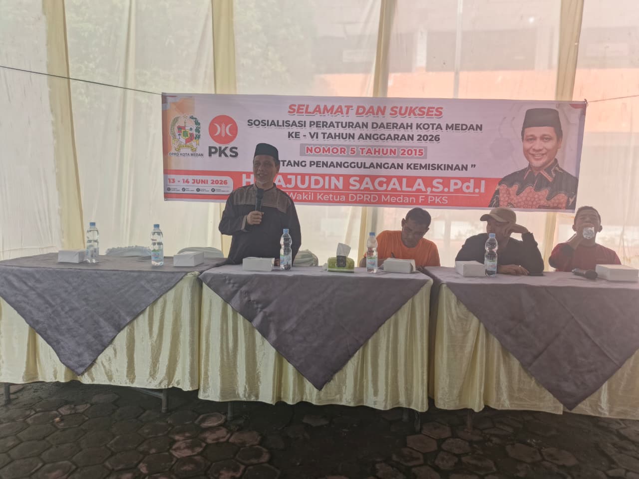 Rajudin Sagala: Program Penanggulangan Kemiskinan, Fraksi PKS Fokus Perjuangkan Kebutuhan Dasar Masyarakat