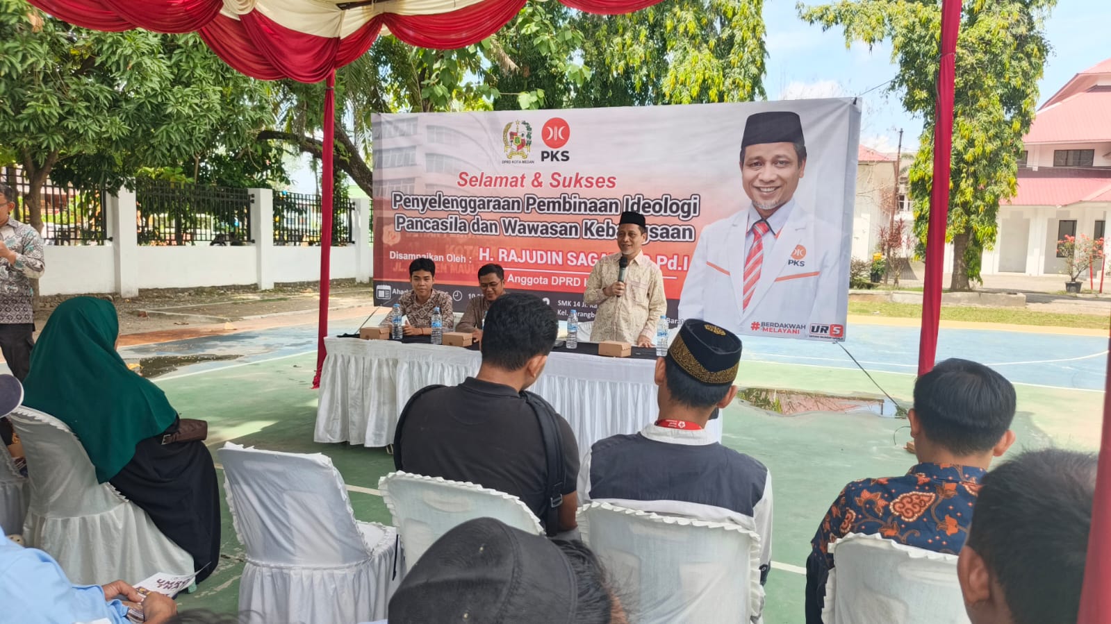 H. Rajudin Sagala Ajak Warga Medan Implementasikan Nilai – Nilai Pancasila Mulai dari Lingkungan Keluarga