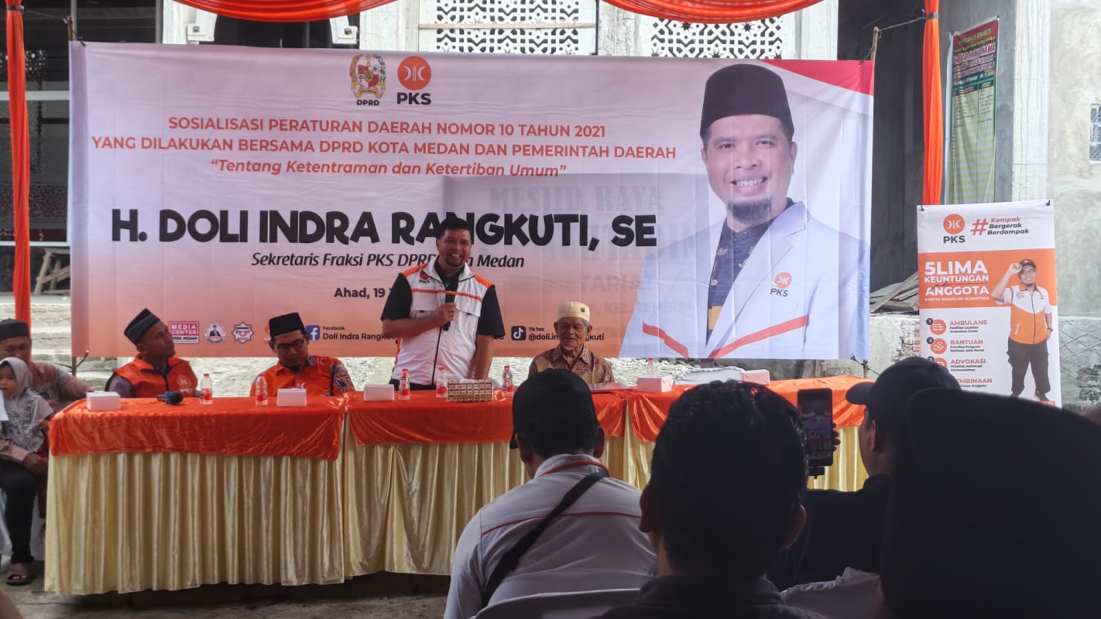 H. Doli Indra Rangkuti Ajak Warga Bersama Jaga Ketertiban Kota Medan H. Doli Indra Rangkuti Ajak Warga Bersama Jaga Ketertiban Kota Medan