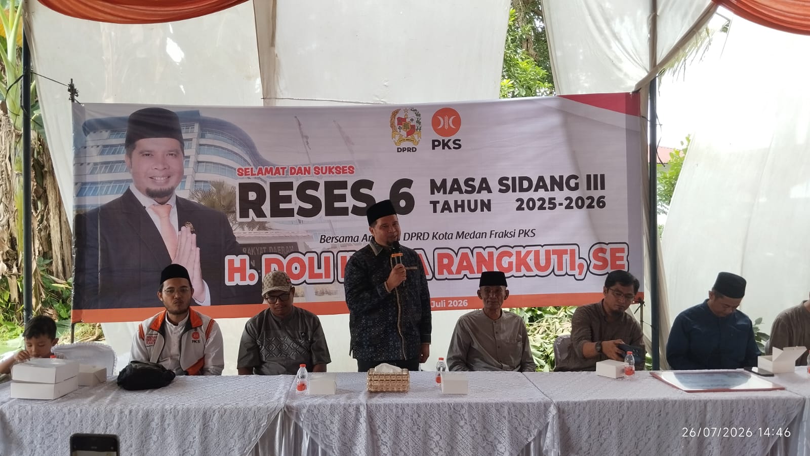 Di Reses H. Doli Indra Rangkuti, Warga Keluhkan PKH Dicabut dan Permohonan Bantuan Bantuan untuk Rumah Ibadah