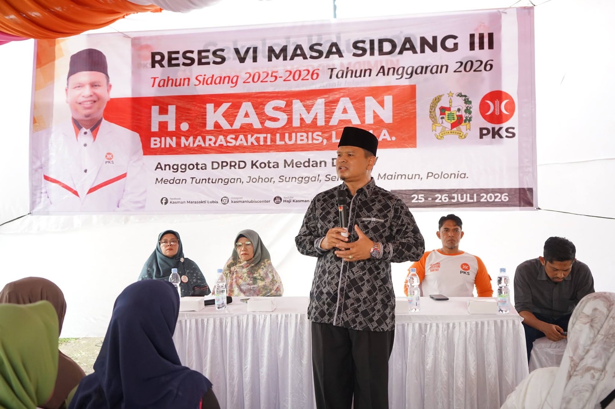 Reses H. Kasman Lubis, Warga Keluhkan Lampu Jalan Mati hingga Penyaluran PIP dan KIP Dinilai Tak Tepat Sasaran