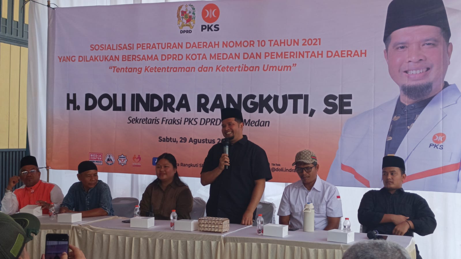 H. Doli Indra Rangkuti : Kepedulian Masyarakat Sangat Penting Dalam Wujudkan Trantibum