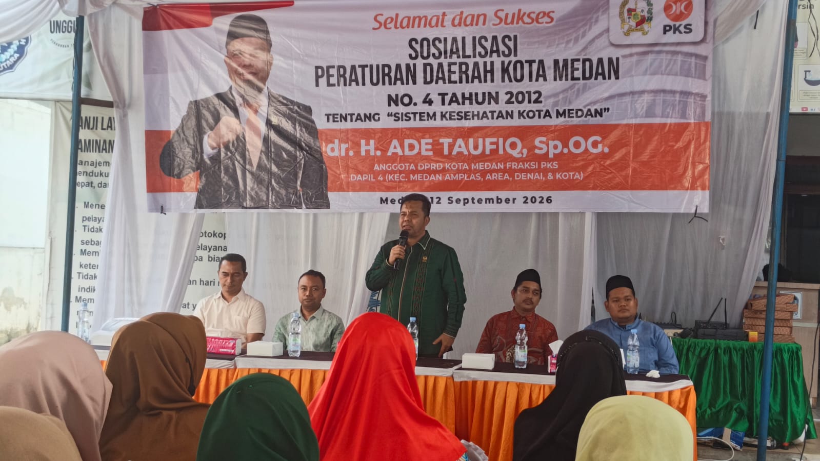 Sosialisasi Perda Nomor 4 Tahun 2012, dr. Ade Taufiq : Kelengkapan Adminduk Penting Dalam Sukseskan Program Pelayanan Kesehatan